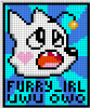 The final draft and design of the r/furry_irl Snoo